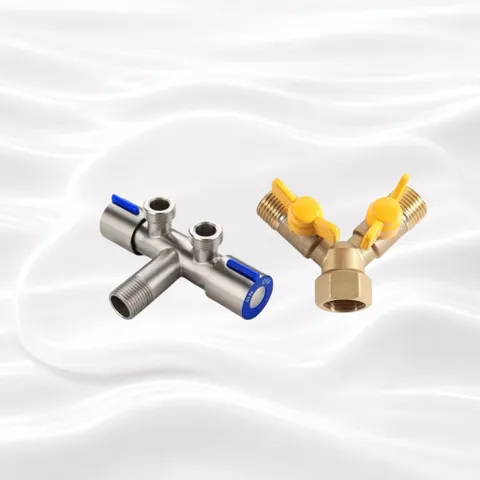 Van chia chữ Y 2 khoá độc lập V5 ( ren 21)