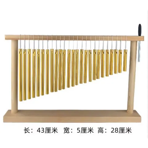 Chuông 20 thanh nhạc cụ gõ 1 hàng có chân đế gỗ