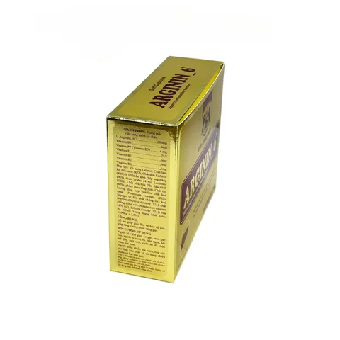 Viên Bổ Sung ARGININ 6+ Hỗ Trợ Bảo Vệ Gan, Hộp 60 Viên