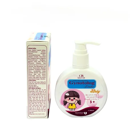 Gynotolog Lacto Baby Chai 120ml – Dung Dịch Vệ Sinh Cho Bé, Làm Sạch Nhẹ Nhàng, Dưỡng Ẩm