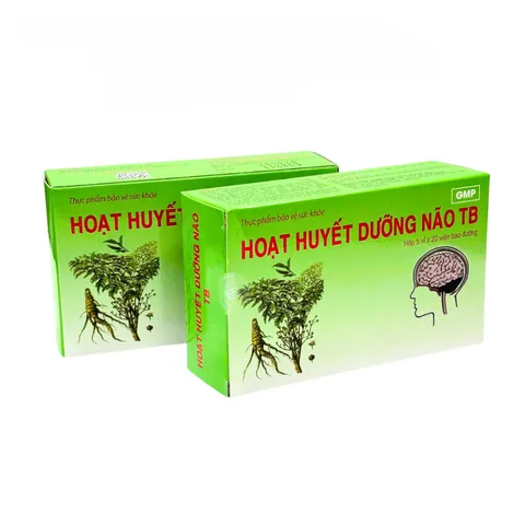 Viên Uống Hoạt Huyết Dưỡng Não TB Hộp 100 Viên Bao Đường – Hỗ Trợ Hoạt Huyết, Dưỡng Não