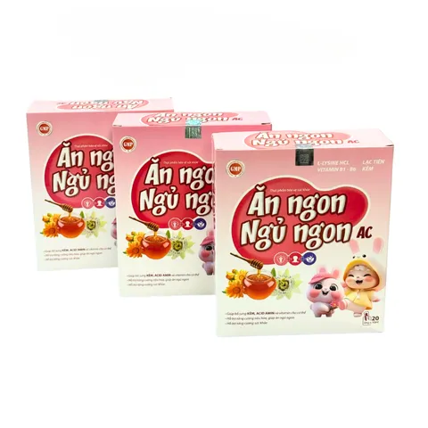 Siro Ăn Ngon Ngủ Ngon AC Cho Trẻ Hộp 20 ống x 10ml