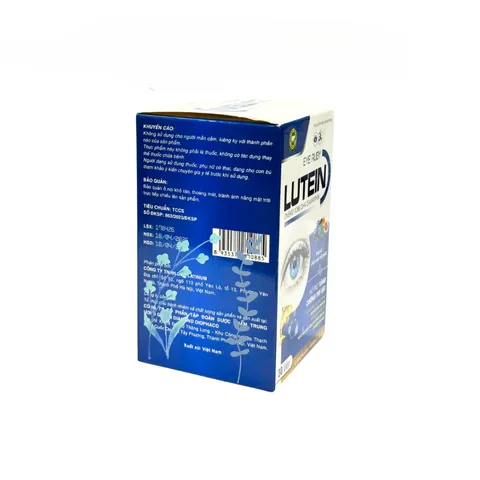 Viên Uống EYE RuBy LUTEIN Hỗ trợ tăng cường thị lực - Hộp 30 viên