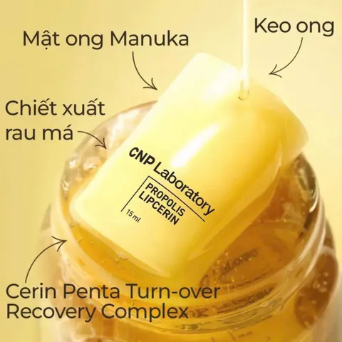 ✨ Son Dưỡng CNP Laboratory Propolis Lipcerin dưỡng ẩm sâu, phục hồi môi 15ml - Giao hỏa tốc