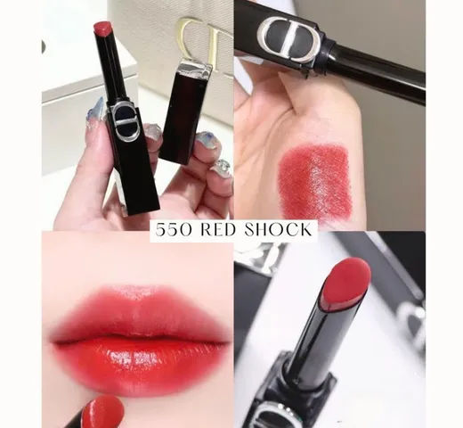 💄 Son DIOR 550 Rouge Dior On Stage Coated Shine Lipstick 2.2g - Giao Hàng Nhanh Tiết Kiệm Thời Gian
