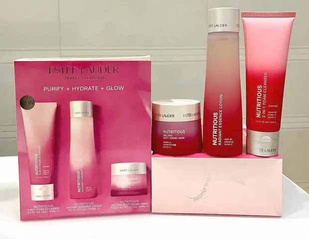 ✨ Set 3 món Estée Lauder Nutritious Airy Lotion dưỡng ẩm, giao nhanh 2h