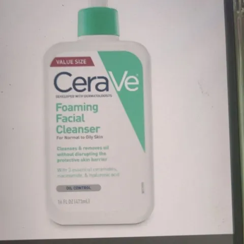 sữa rửa mặt CeraVe foaming fascial xách tay Mỹ thể tích 473ml