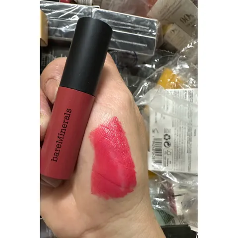 ( SPIRITED ) bareMinerals Màu hồng đất (hoặc đỏ hồng đất trầm dịu) mini 1.3ml
