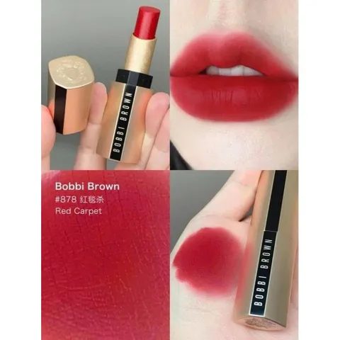 ( AUTH ) Son Bobbi Brown Luxe Matte 878 Red Carpet