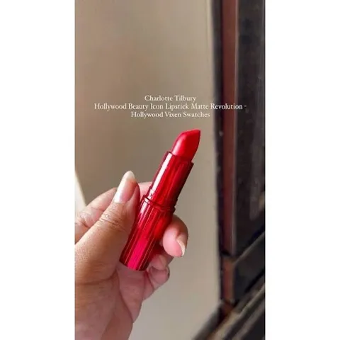 ( AUTH UNBOX CODE SẢN XUẤT 2022 ) Charlotte Tilbury Matte Revolution Hollywood Vixen là thỏi son lì