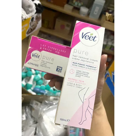 ( AUTH EPX 08/2026 ) Kem tẩy lông Veet Pur  PHÁP 100ml