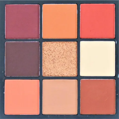 Bảng Phấn Mắt 9 Ô HUDA BEAUTY Warm Obsessions Palette - chính hãng
