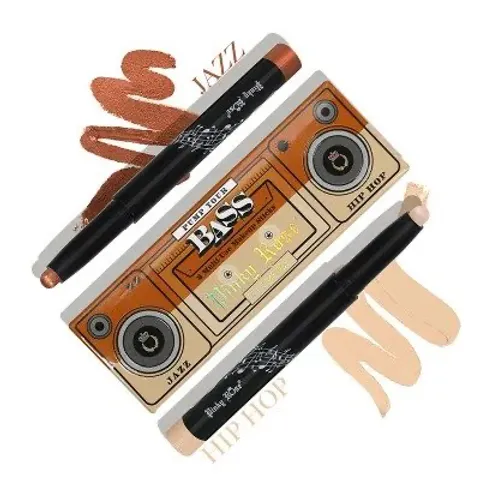 Set 2 Bút Màu Mắt Dạng Kem PINKY ROSE COSMETICS Multi-Use Makeup Base Sticks, màu Jazz & HipHop - chính hãng