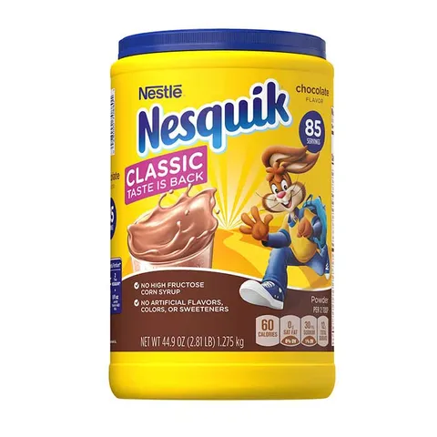 Sữa Bột Nestlé Socola Nesquik Chocolate 1.275kg