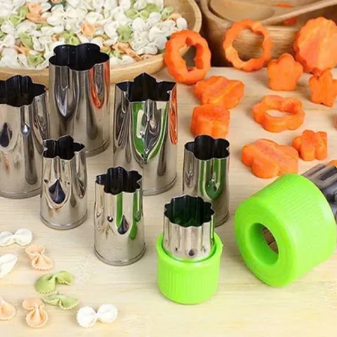 BỘ 8 KHUÔN CẮT TẠO HÌNH - LÀM BÁNH, TRANG TRÍ HOA QUẢ