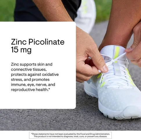 Thorne Zinc Picolinate - Bảo vệ tế bào khỏi lão hóa và hỗ trợ sức khỏe mắt tăng cường testosterone và phục hồi cơ sau tập luyện sản xuất Mỹ