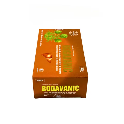 Viên Uống BOGAVANIC Hỗ Trợ Giải Độc Gan, Bảo Vệ Gan, Hỗ Trợ Chức Năng Gan, Hộp 100 Viên