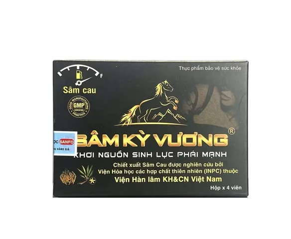 Sâm Kỳ Vương Chính Hãng Hộp 4 Viên