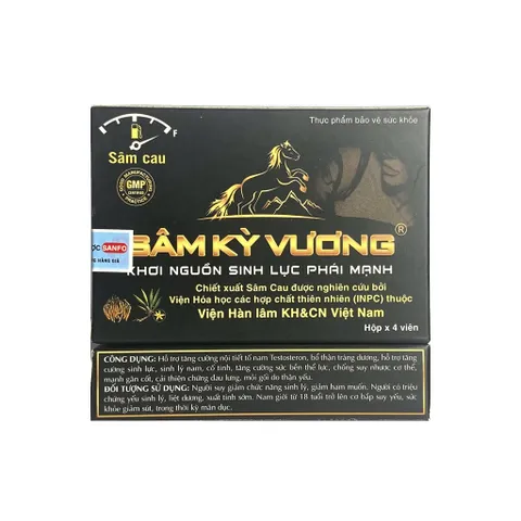 Sâm Kỳ Vương Chính Hãng Hộp 4 Viên