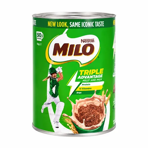 Sữa Milo Nestlé Úc Chính Hãng 1kg - Thức Uống Năng Lượng Dinh Dưỡng Cho Trẻ Em Và Gia Đình, Hỗ Trợ Tăng Chiều Cao và Sức Khỏe