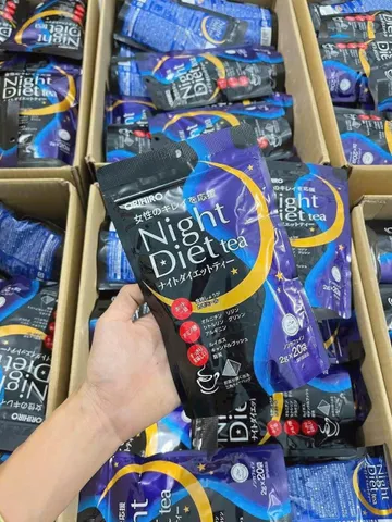 🍵 Trà Giảm Cân Orihiro Night Diet Tea Hỗ Trợ Đốt Mỡ Ban Đêm (20 Gói) - Giao Hỏa Tốc, Tiết Kiệm
