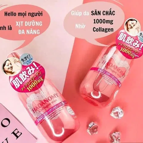 Xịt Khoáng Hadanomy Collagen Mist 250ml Dưỡng Ẩm Cho Da Mềm Mượt  - Hàng Nội Địa Nhật Bản