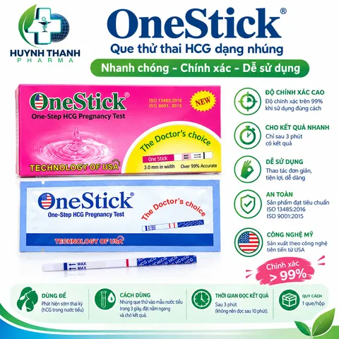 Que Thử Thai OneStick - Độ Chính Xác Cao - Hộp 1 Que