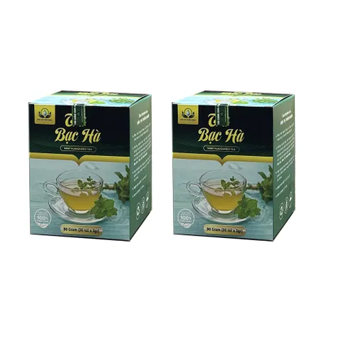 Combo Trà Lá Bạc Hà Thảo Mộc 30 Túi Lọc x 3g – Siêu Thị Thiên Nhiên – Tiện Lợi, Dễ Pha
