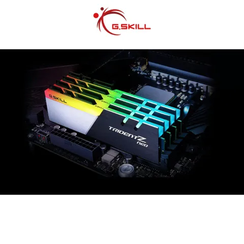 Ram PC G.Skill Trident Z RGB / Neo RGB 32GB (16GBx2) DDR4 Bus 3600MHz - Bảo hành 36 tháng