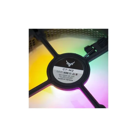 Quạt tản nhiệt fan case Centaur CT-M2 / 8400 ARGB 12cm (120mm) - Hàng mới bảo hành 1 tháng