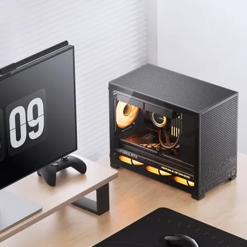 Vỏ Case Jonsbo D32 PRO Black - Kính cường lực / Mặt lưới Mesh, Hỗ trợ M-ATX | Thùng máy PC Gaming