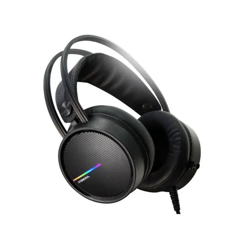 Tai nghe gaming chụp tai Xiberia Q4 Black - Âm thanh 7.1, đèn LED RGB - Bảo hành 12 tháng