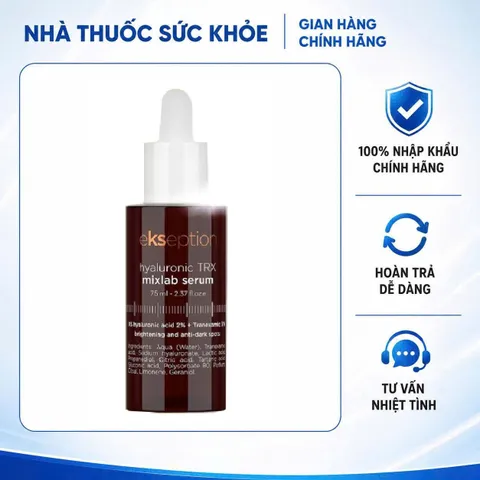 Serum Cấp Ẩm Ekseption Hyaluronic TRX Mixlab - Dưỡng Da Sáng Mịn, Hỗ Trợ Làm Mờ Thâm Nám, Lọ 75ml