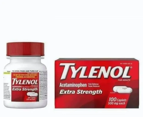 💊 Tylenol 500mg - Viên Uống Hỗ Trợ Giảm Đau Hạ Sốt Chính Hãng Mỹ (Hộp 100 Viên)