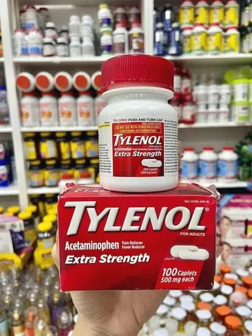 💊 Tylenol 500mg - Viên Uống Hỗ Trợ Giảm Đau Hạ Sốt Chính Hãng Mỹ (Hộp 100 Viên)