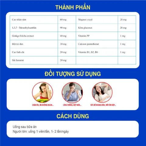 [Hộp 60v] Viên tăng lực nhân sâm tỏi đen ZBull New Brand M Tâm Dược hỗ trợ khôi phục sức khoẻ tăng đề kháng