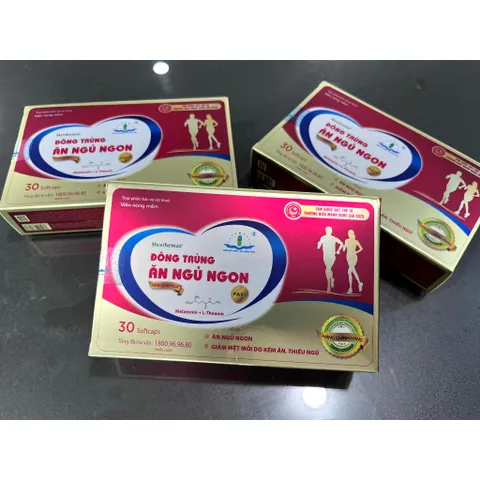 Viên Đông Trùng Ăn Ngủ Ngon New Formula Fast Tâm Dược Hỗ Trợ Người Mất Ngủ, Kén Ăn, Suy Nhược Cơ Thể