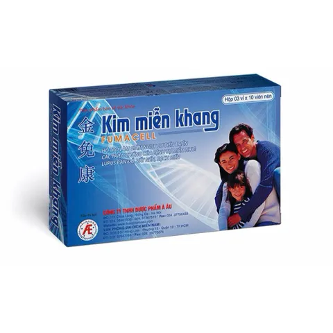 Viên uống Kim Miễn Khang IMC tăng cường năng lượng cho tế bào miễn dịch (3 vỉ x 10 viên) 817075