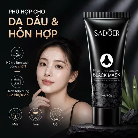 Mặt Nạ Đẩy Mụn Đầu Đen Mặt Nạ Lột Mụn Loại Bỏ Mụn Đầu Đen Cải Thiện Vấn Đề Mụn 817095