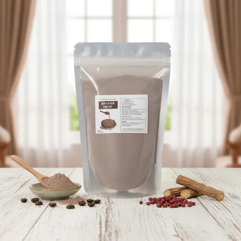 Bột Cà Phê Đậu Đỏ Nguyên Chất 350g - Mặt Nạ Đắp Mặt và Body Giúp Dưỡng Da Tự Nhiên