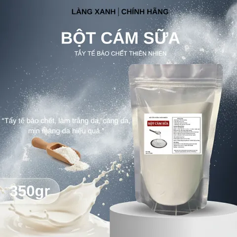 Bột Cám Sữa Nguyên Chất 500g - Mặt Nạ Đắp Mặt và Body Giúp Dưỡng Da Tự Nhiên
