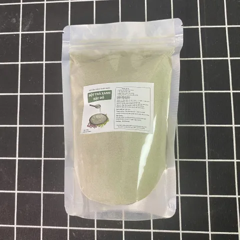 Bột Trà Xanh Đậu Đỏ Nguyên Chất 350g - Mặt Nạ Đắp Mặt và Body Giúp Dưỡng Da Tự Nhiên