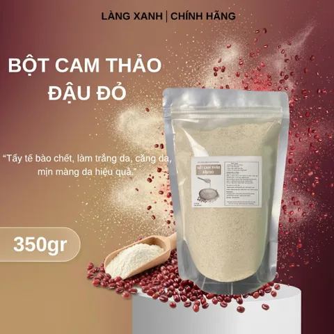 Bột Đậu Đỏ Tự Nhiên 1kg - Nguyên Chất 100% Hạt Đậu Đỏ, Tẩy Tế Bào Chết, Làm Sạch Da, Dưỡng Da Dịu Nhẹ