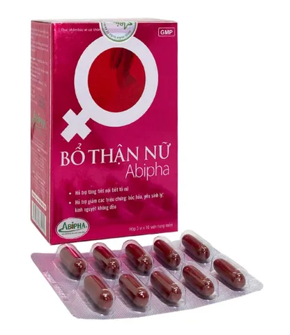 Bổ thận nữ Abipha, Hỗ trợ bổ khí huyết, bổ thận âm, tăng tiết nội tiết tố nữ