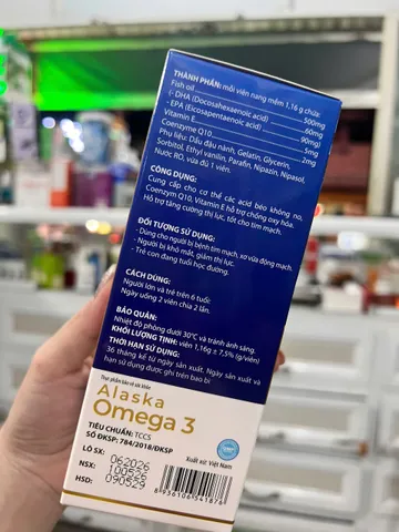 ALASKA OMEGA 3 - HỖ TRỢ THỊ LỰC - TIM MẠCH - NÃO BỘ - MỠ MÁU
