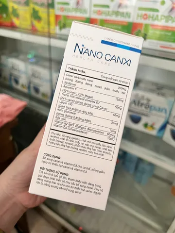 CANXI NANO - BỔ SUNG CANXI XƯƠNG RĂNG CHẮC KHỎE