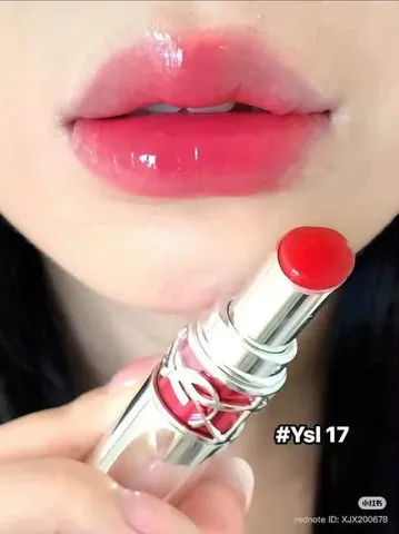 Son YSL Candy Glaze 17 Strawberry Cloud dưỡng môi căng mọng fullbox ?️ Giá tốt bao rẻ