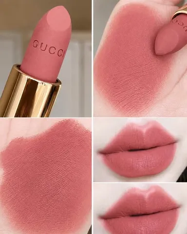 ? Son Gucci 217 Valeria Rose Hồng Cam Đất Chính Hãng, Chất Son Mềm Mịn Cao Cấp