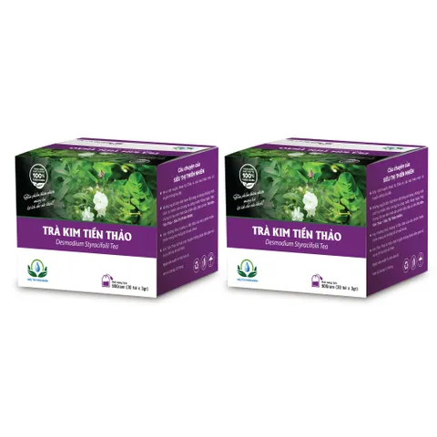 Combo Trà Kim Tiền Thảo Hộp 30 Túi Lọc – Trà Thảo Mộc Tiện Lợi, Xuất Xứ Việt Nam