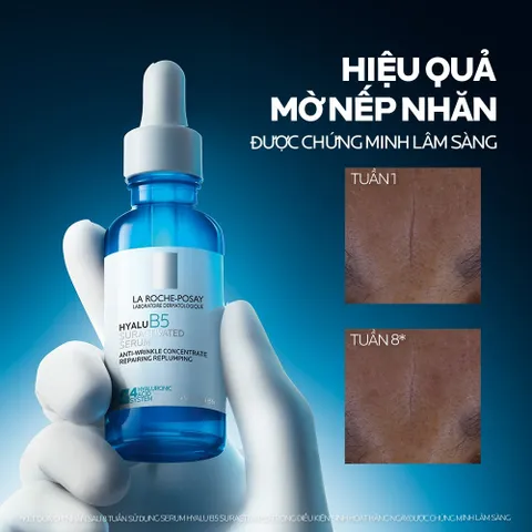 [HÀNG CHÍNH HÃNG] Dưỡng chất chuyên sâu hỗ trợ tạo da, da căng mướt La Roche-Posay Hyalu B5 serum 30ml
